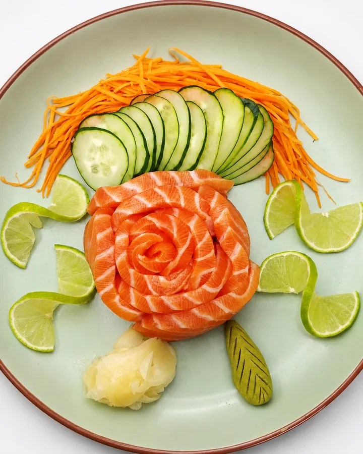 Sashimi de salmão